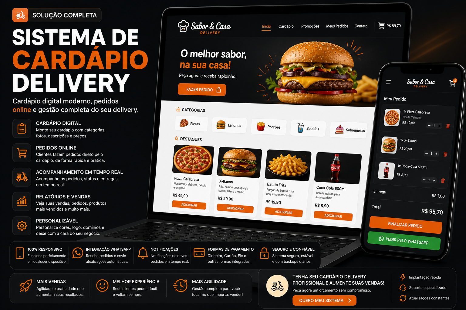Sistema de Cardápio Delivery